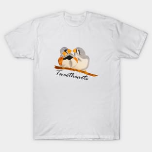 Tweethearts Zebra Finch T-Shirt